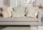 Preview: Gözze Kissenhülle Scandic Style 50 x 50 cm Taupe